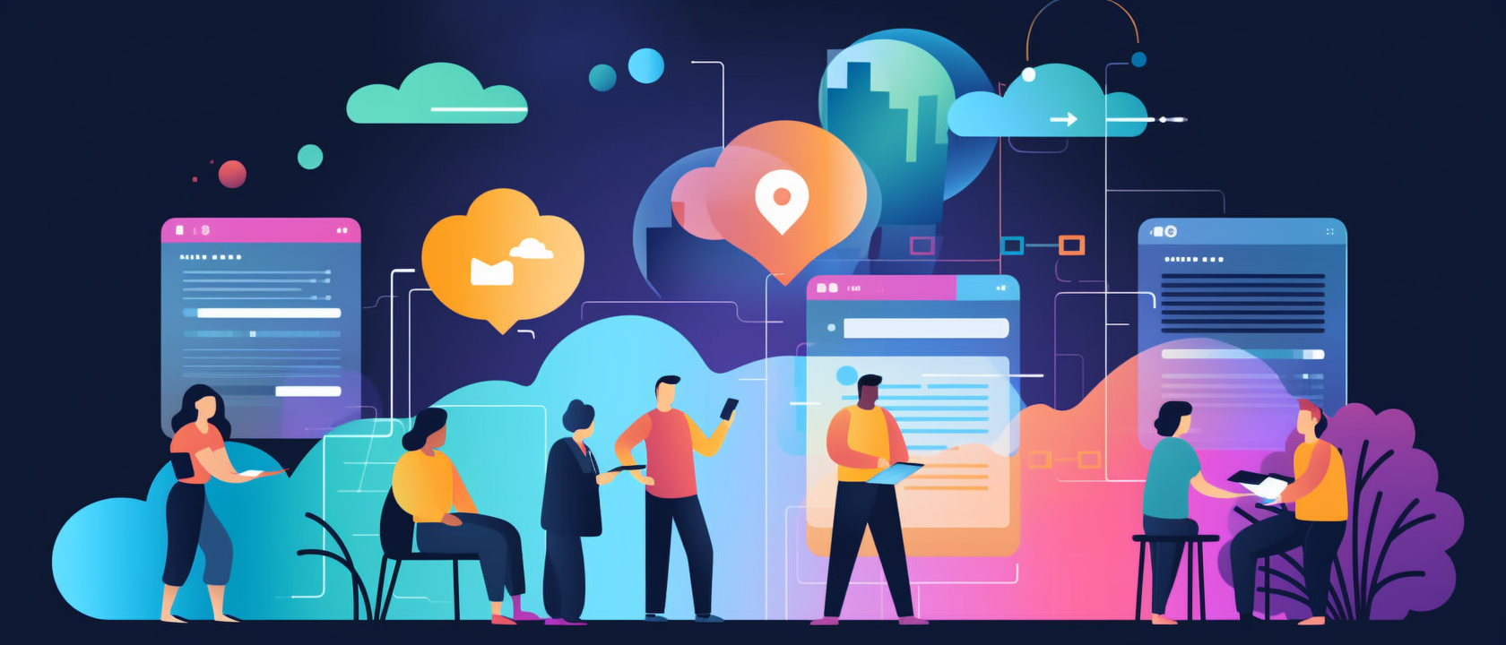 Designers and developers working together to create valuable products thru tight teamwork